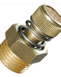 Exhaust throttle 1/8" m with silencer, manual